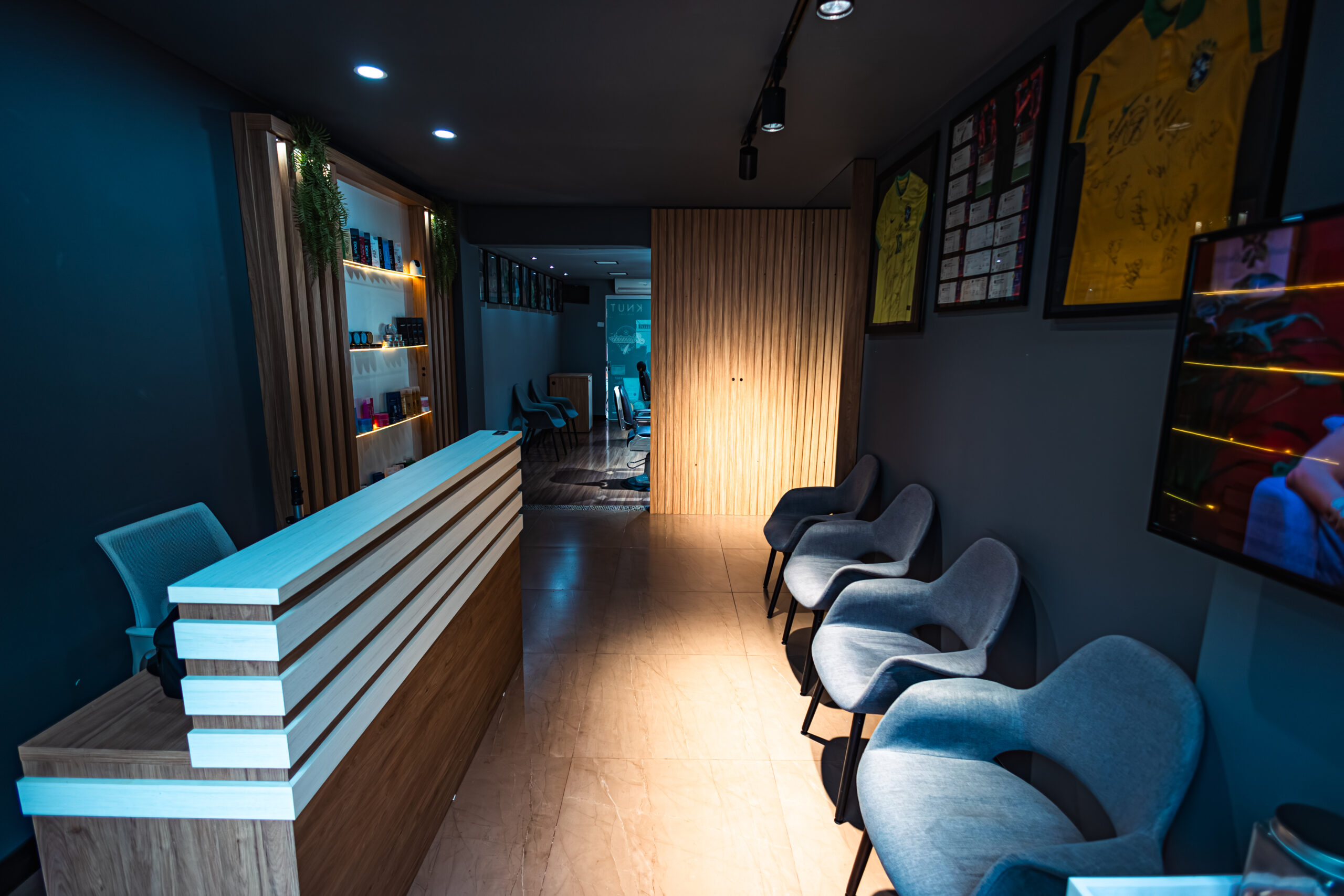 Ambiente da Barbearia Baianinho 1